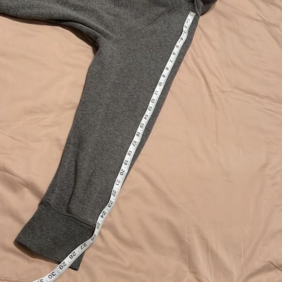 Athletic works szXXL grey fleece lined zip front hoodie with pockets GUC - Picture 8 of 9